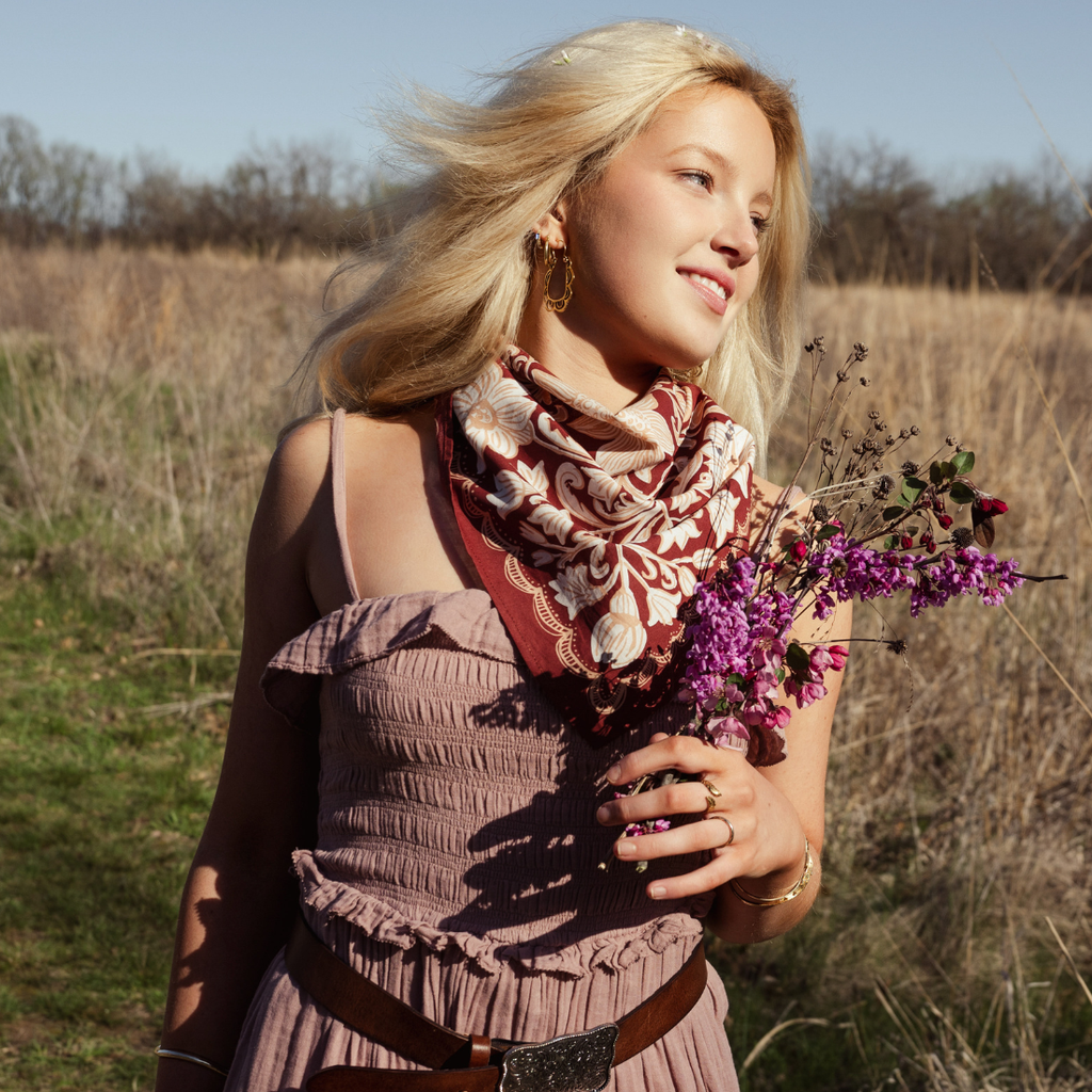 Rustic Bloom Bandana