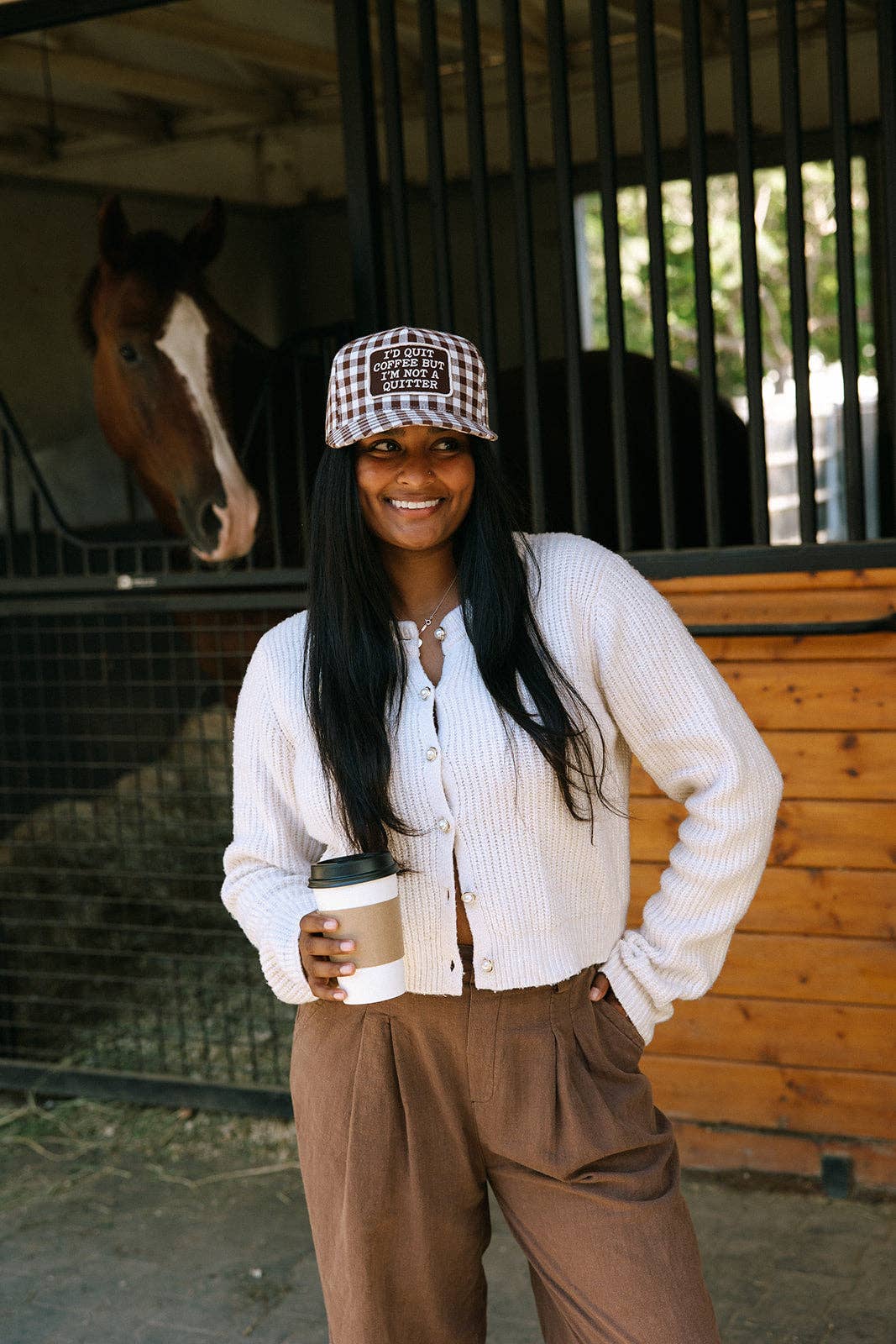 I'd Quit Coffee But I'm Not A Quitter Hat