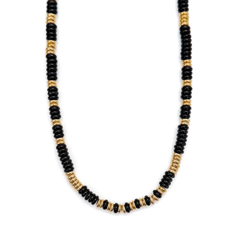 Joan Multi Color Beaded Stone Necklace || Multi Color