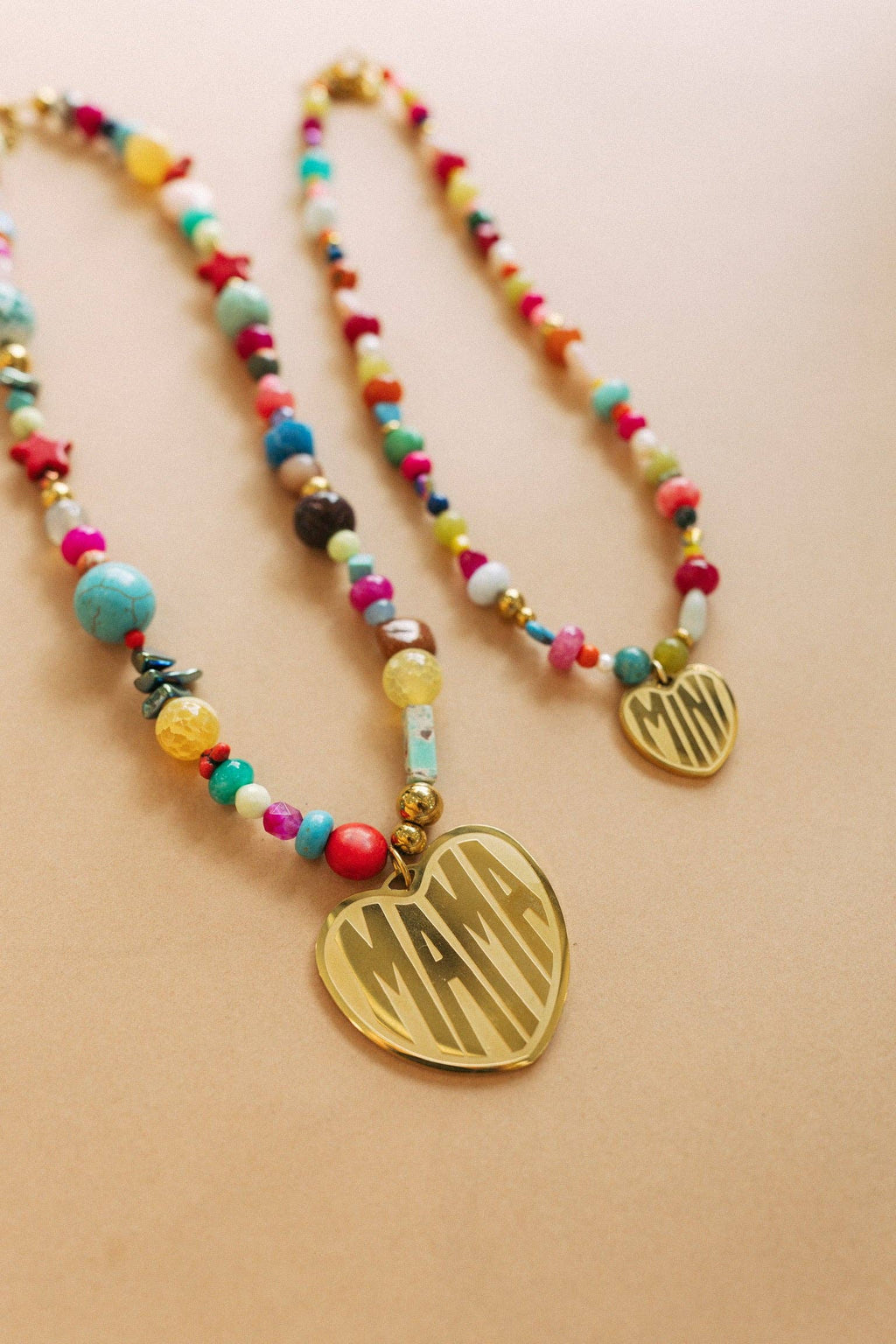 For The Moms Beaded Necklace - MAMA
