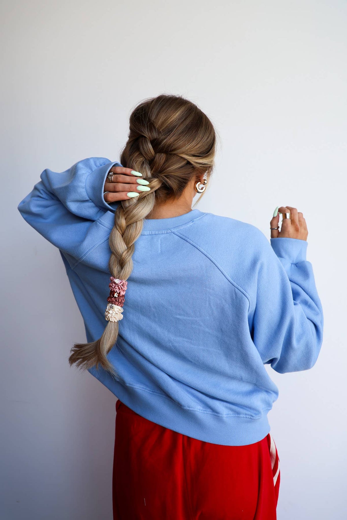 Skinny Sleep Scrunchies 6 Pack (Multiple Colors)