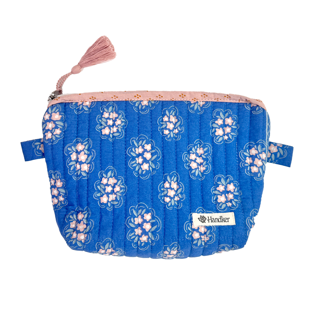 Indigo Blossom Pouch