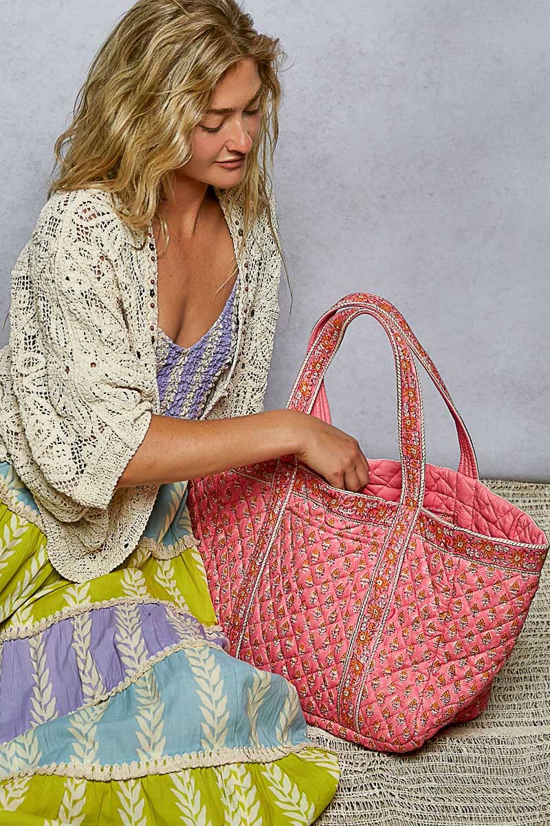 Everything Quilted Tote (Multiple Colors)