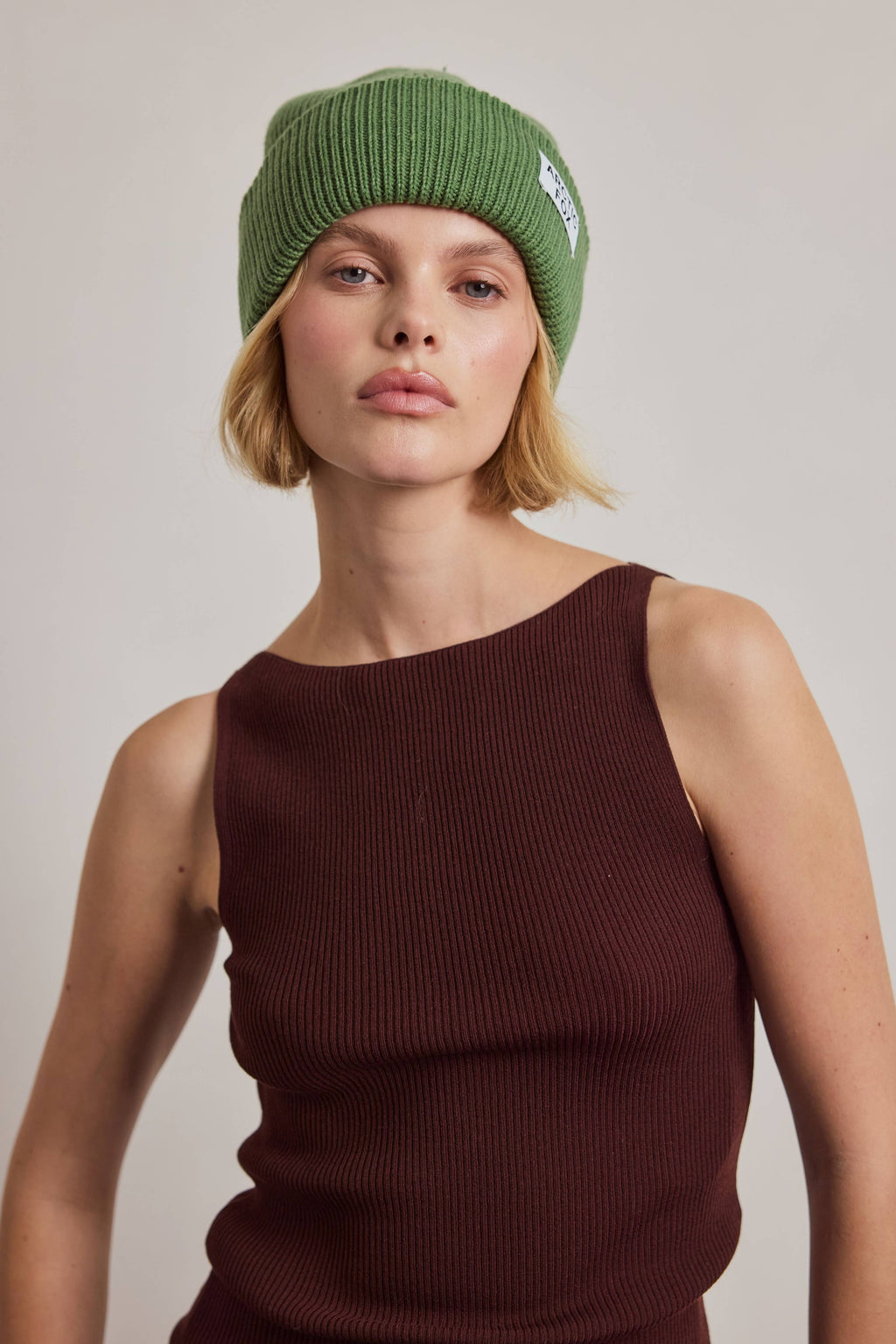 Recycled Bottle Beanie - Forest Fern