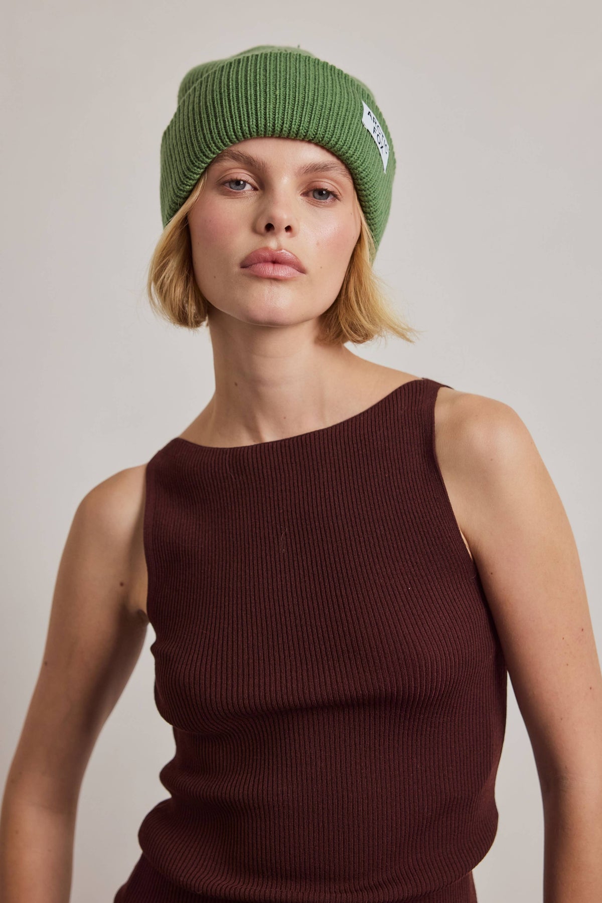 Recycled Bottle Beanie - Forest Fern