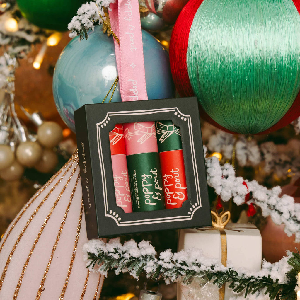 Poppy and Pout - Lip Balm Trio