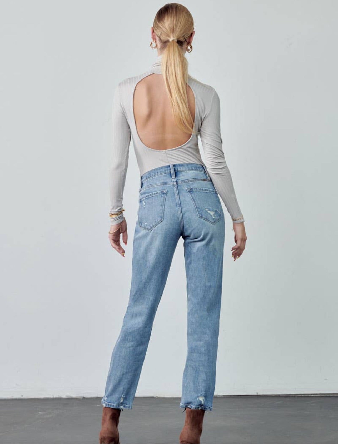 High Rise Mom Jeans