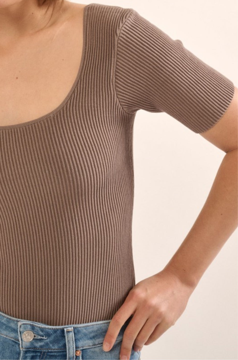 Blake Ribbed Shaping Bodysuit