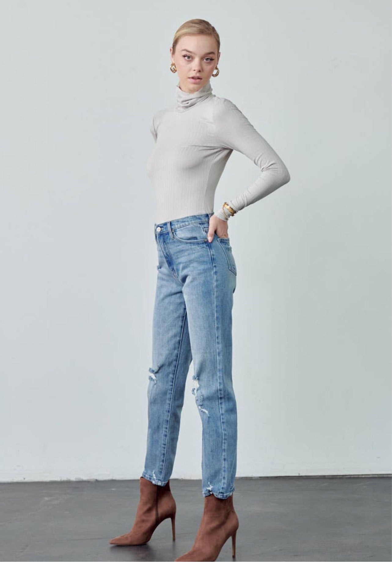 High Rise Mom Jeans